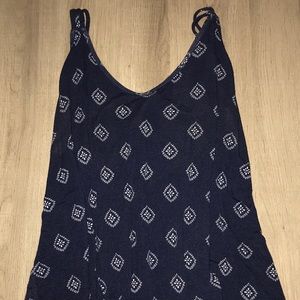 Racerback Navy Blue Tank